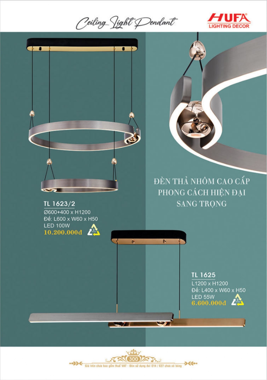 Bảng giá đèn trang trí HUFA